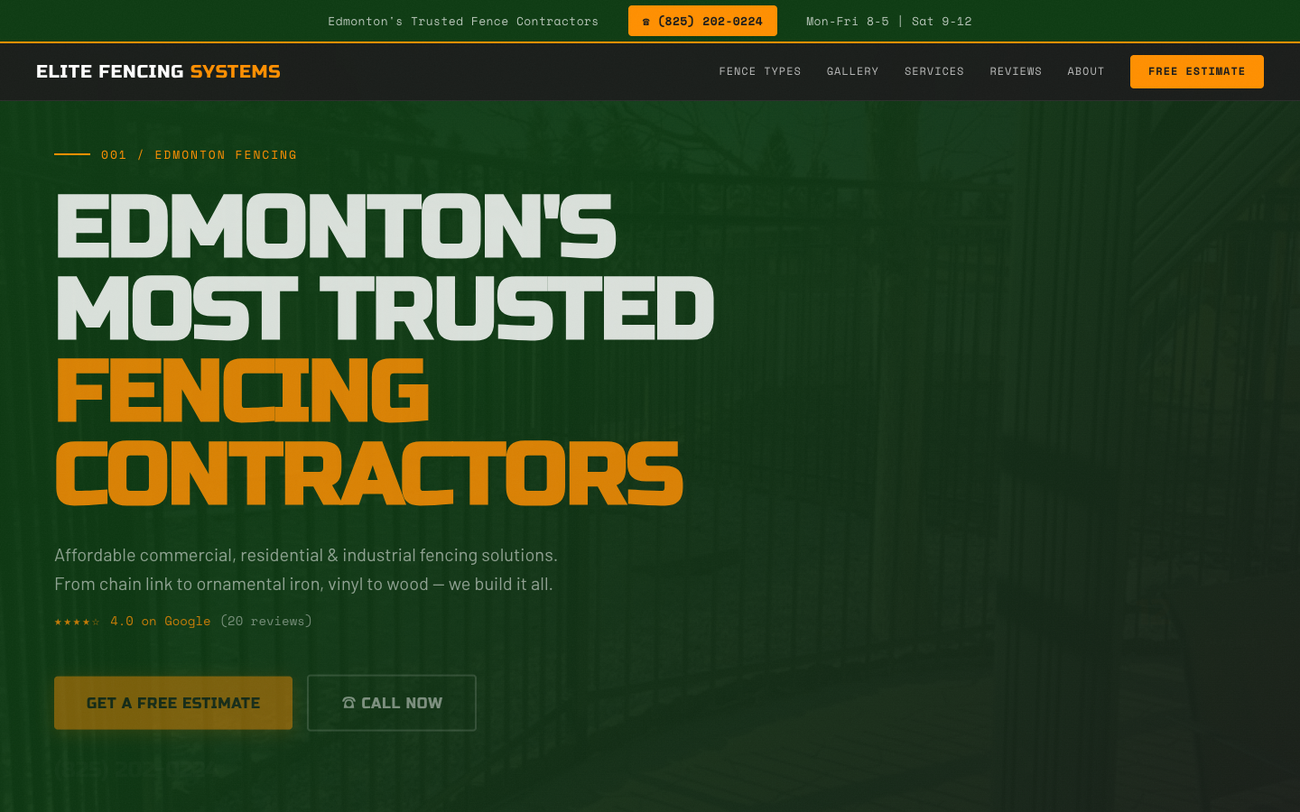 Elite Fencing website